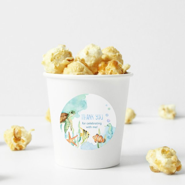 Unterhalb des Meeres Runder Aufkleber (Von Creator hochgeladen)