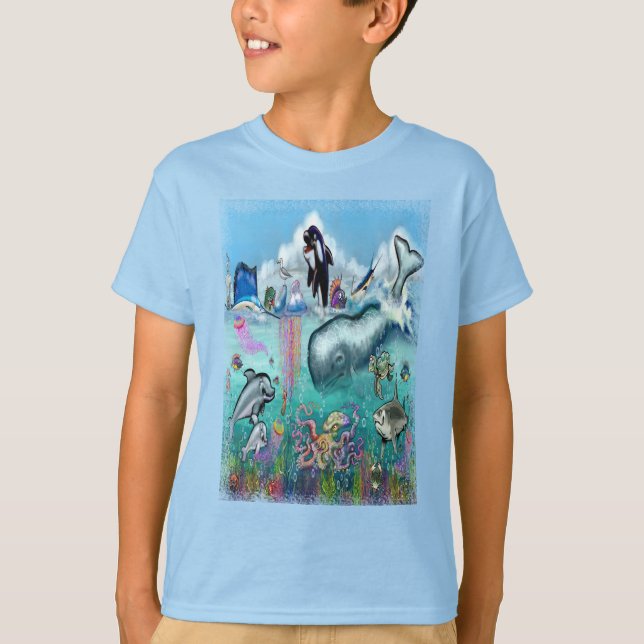 Unterhalb des Meeres T-Shirt (Vorderseite)
