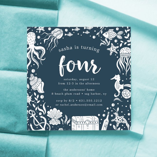 Unterhalb des Meeres | Vierte Einladung zur Geburt (Von Creator hochgeladen)