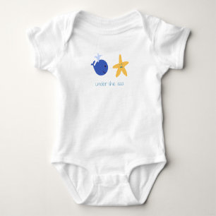 Unterhalb des Meereswals Starfish Babykarosseries Baby Strampler