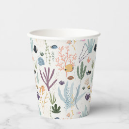 Unterhalb des Sea Shower Party Tableware Cup Pappbecher