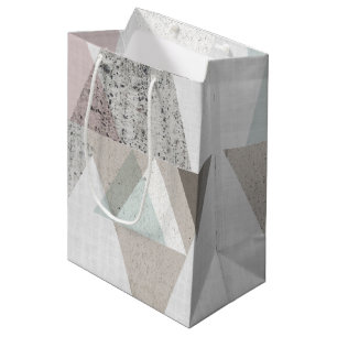 Unterhalten Sie geometrisches modernes II Mittlere Geschenktüte