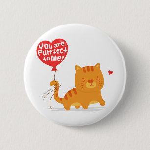 Unterhaltender Wortspiel-Liebe-Spaßniedlicher Button