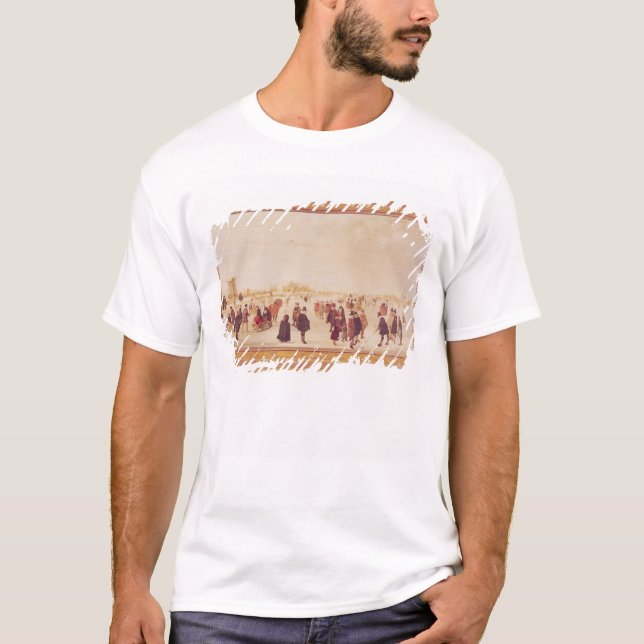 Unterhaltung auf dem Eis T-Shirt (Vorderseite)