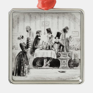 Unterhaltung Herrn Guppys Silbernes Ornament