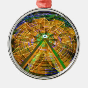 Unterhaltungs-Riesenrad Silbernes Ornament