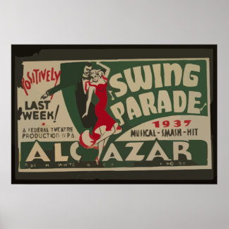 Unterhaltungsposter der Vergangenheit Poster