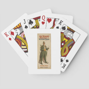 Unterhaltungsposter der Vergangenheit Spielkarten