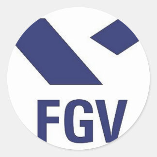 Unterhemd des FGV Runder Aufkleber