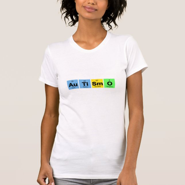 Unterhemd Dunkle Chemie Autismus (Vorderseite)