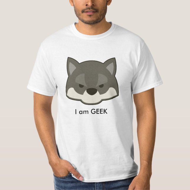 Unterhemd Fuchs I Geek am (Vorderseite)