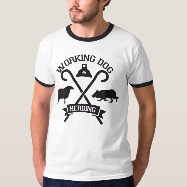 Unterhemd Herding Working Dog Border Collie (Vorderseite)