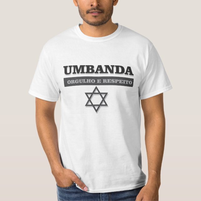 unterhemd Umbanda Stolz und Achtung (Vorderseite)