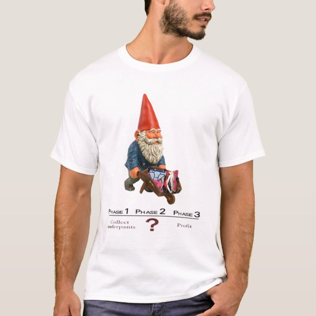 UnterhosenGnome T-Shirt (Vorderseite)