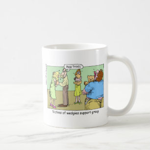 Unterhosenhochzieher-Selbsthilfegruppe Cartoon-Ges Tasse