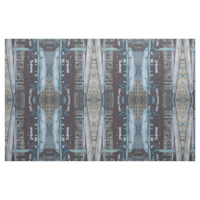 Unterirdische Blues Stoff (Fat Quarter (45,7 x 55,9 cm))