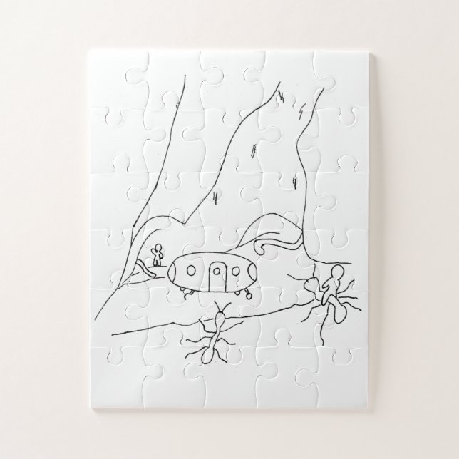 Unterirdisches Abenteuer Puzzle (Vertikal)