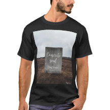 Unterirdisches Beton-Straßenwear-Black-T-Shirt