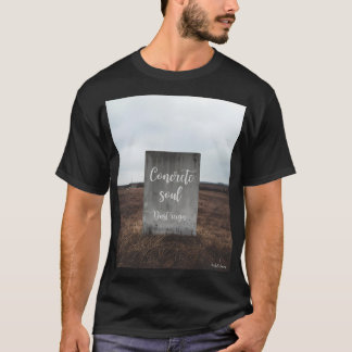 Unterirdisches Beton-Straßenwear-Black-T-Shirt T-Shirt