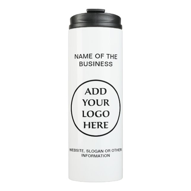 Unternehmen Berufliches Logo Thermosbecher (Vorderseite)