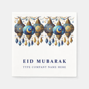 Unternehmen Eid Mubarak Holiday Postkarte Serviette