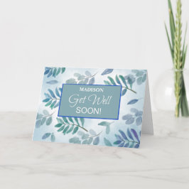 Unternehmen erhalten gute Branchen blaues Grün Karte