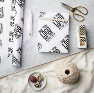 Unternehmen für kundenspezifische Firmenlogos Mode Geschenkpapier