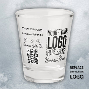 Unternehmen für kundenspezifische Firmenlogos Mode Schnapsglas