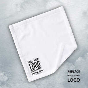 Unternehmen für kundenspezifische Firmenlogos Mode Waschlappen