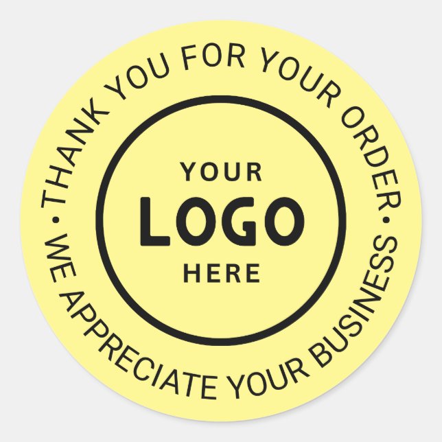 Unternehmen für kundenspezifische Firmenlogos - Vi Runder Aufkleber (Vorderseite)