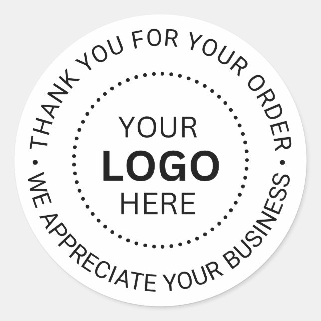 Unternehmen für kundenspezifische Firmenlogos - Vi Runder Aufkleber (Vorderseite)