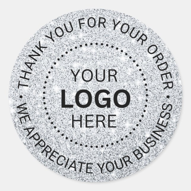 Unternehmen für kundenspezifische Firmenlogos - Vi Runder Aufkleber (Vorderseite)