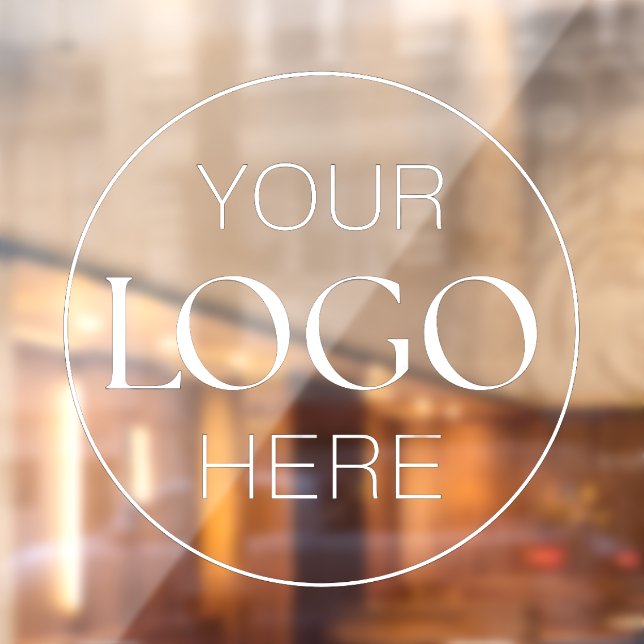 Unternehmen für kundenspezifische Logos | Logo hoc Fensteraufkleber (Blatt 2)