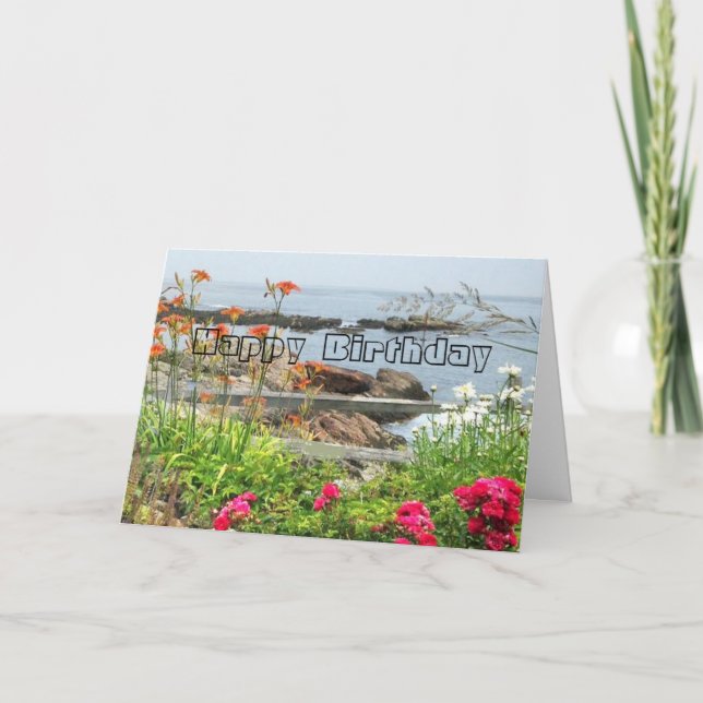 Unternehmen Geburtstag Feiertagskarte (Vorderseite)