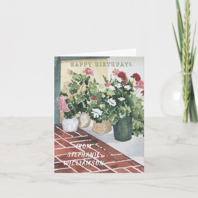 Unternehmen Geburtstag Karte (Vorderseite)