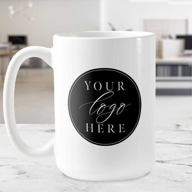 Unternehmen mit benutzerdefiniertem Firmenlogo Kaffeetasse (Custom Business Logo Coffee Mug)
