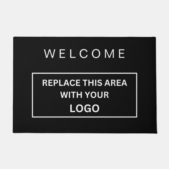 Unternehmen mit Firmenlogo für kundenspezifische M Fußmatte (Vorderseite)