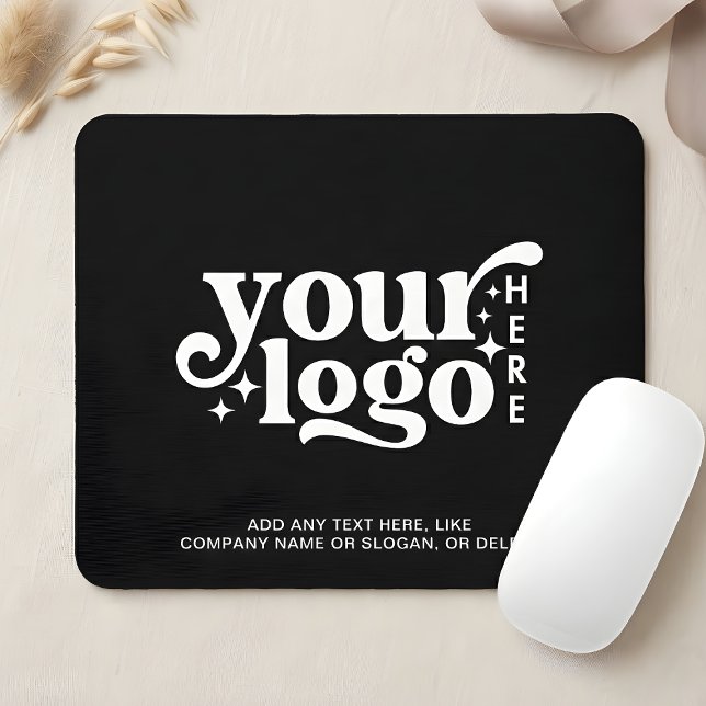Unternehmen mit Markenzeichen für schwarzes Logo Mousepad (Business Corporate Company Branded Black Logo Mouse Pad)