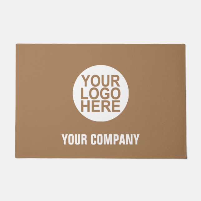Unternehmen oder Slogan für kundenspezifische Firm Fußmatte (Vorderseite)