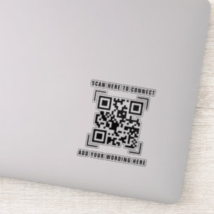 Unternehmen QR-Code-Prüfung Aufkleber