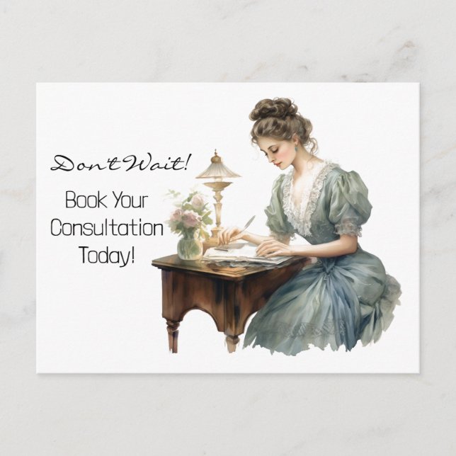 Unternehmen Stilvolle Werbepostkarte für Unternehm Postkarte (Vorderseite)