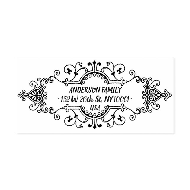 Unternehmen und Rücksendeadresse Permastempel (Design)