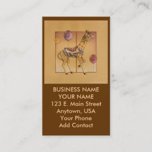 Unternehmen - Visitenkarte - Karussell Giraffe