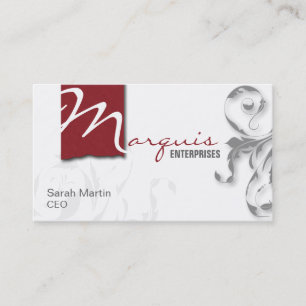 Unternehmens-CEO-Visitenkarte-elegantes Visitenkarte
