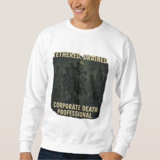 Unternehmens-Tod Professioneller Zombie Büro Leben Sweatshirt