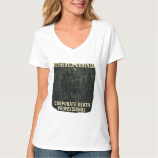 Unternehmens-Tod Professioneller Zombie Büro Leben T-Shirt