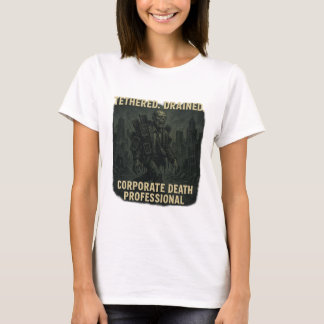 Unternehmens-Tod Professioneller Zombie Büro Leben T-Shirt
