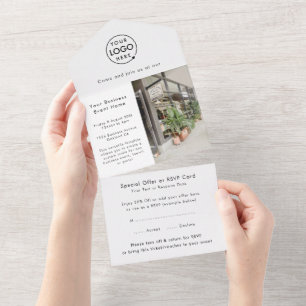 Unternehmensereignis   Minimalistisches profession All In One Einladung