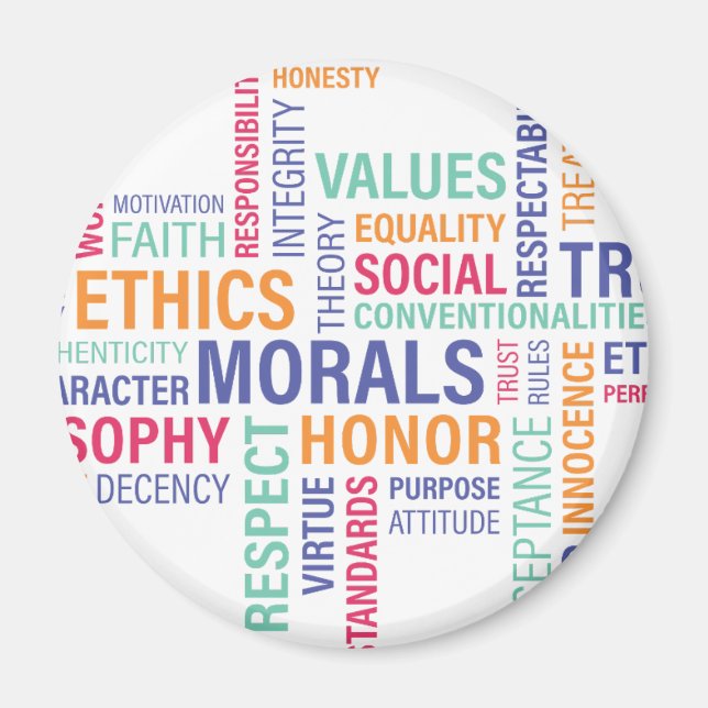 "Unternehmensethik" Magnet (Vorne)