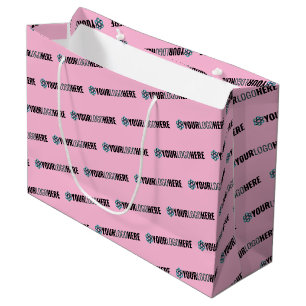 Unternehmensförderung Benutzerdefiniertes Logo S Große Geschenktüte